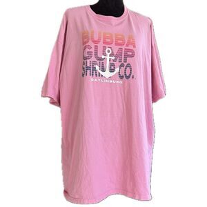 Bubba Gump adult 2XL oversized, graphic short‎ sleeve T-shirt